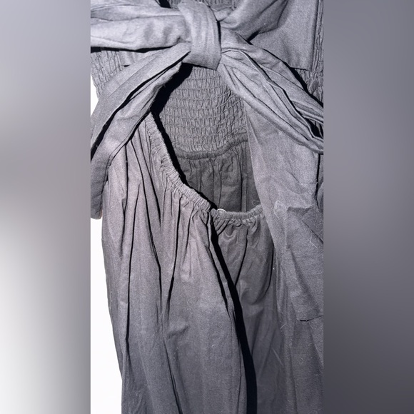 Vici Strapless Black Dress - Picture 2 of 4